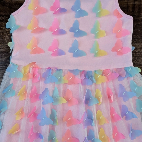 Children's Place Pink Butterfly Dress - Picture 5 of 12